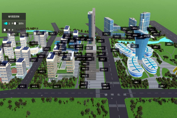 樓宇自控系統(tǒng)BIM可視平臺運行主狀態(tài)的實時顯示！